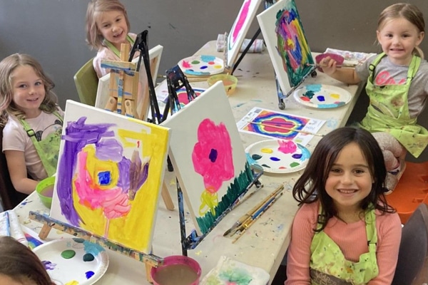 Kids Canvas Party  Kari's Create & Paint Studio